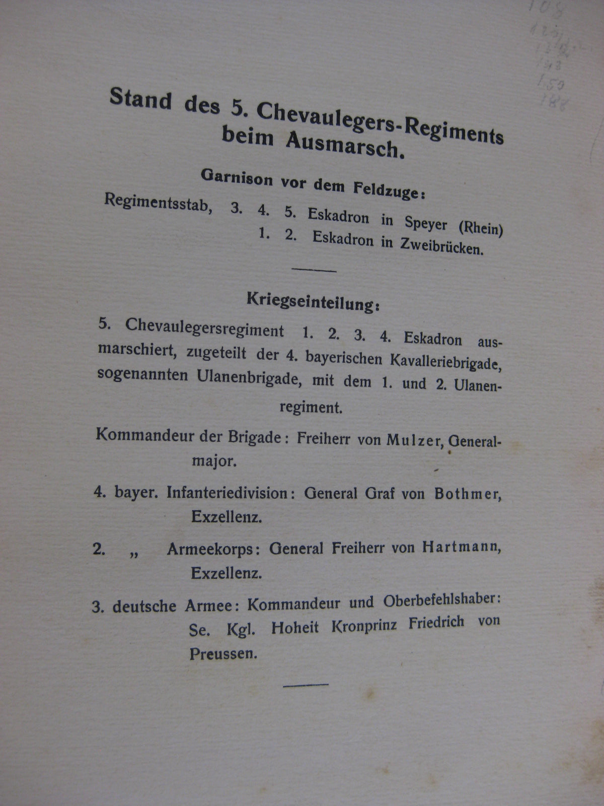 Buch 1. Eskadron des Königlich Bayerischen 5. Chevaulegersregiment  BAYERN Meine Kriegserlebnisse 1870/71