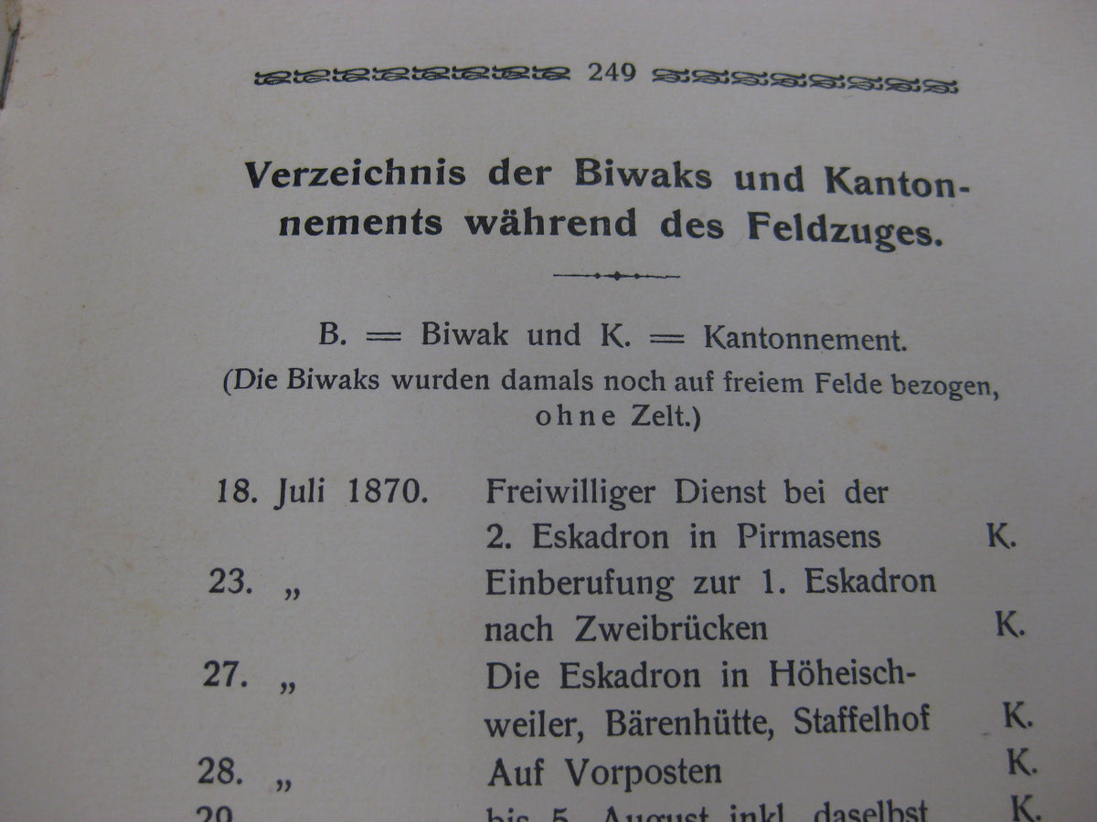 Buch 1. Eskadron des Königlich Bayerischen 5. Chevaulegersregiment  BAYERN Meine Kriegserlebnisse 1870/71