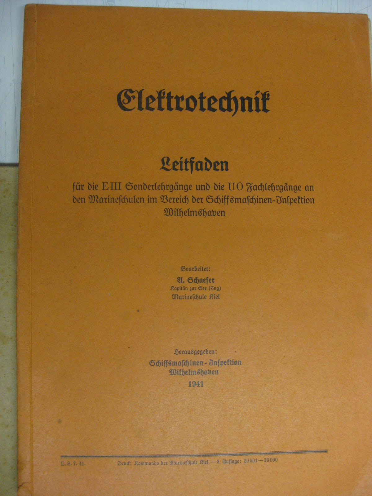 4 Originalausgaben Sonderlehrgänge UO Fachlehrgänge Marineschule Wilhelmshaven und Wesermünde SEHR SELTEN !!