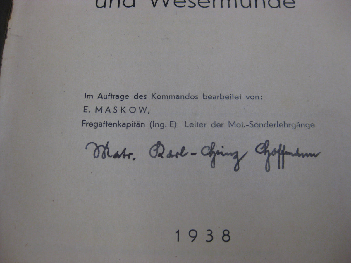 4 Originalausgaben Sonderlehrgänge UO Fachlehrgänge Marineschule Wilhelmshaven und Wesermünde SEHR SELTEN !!