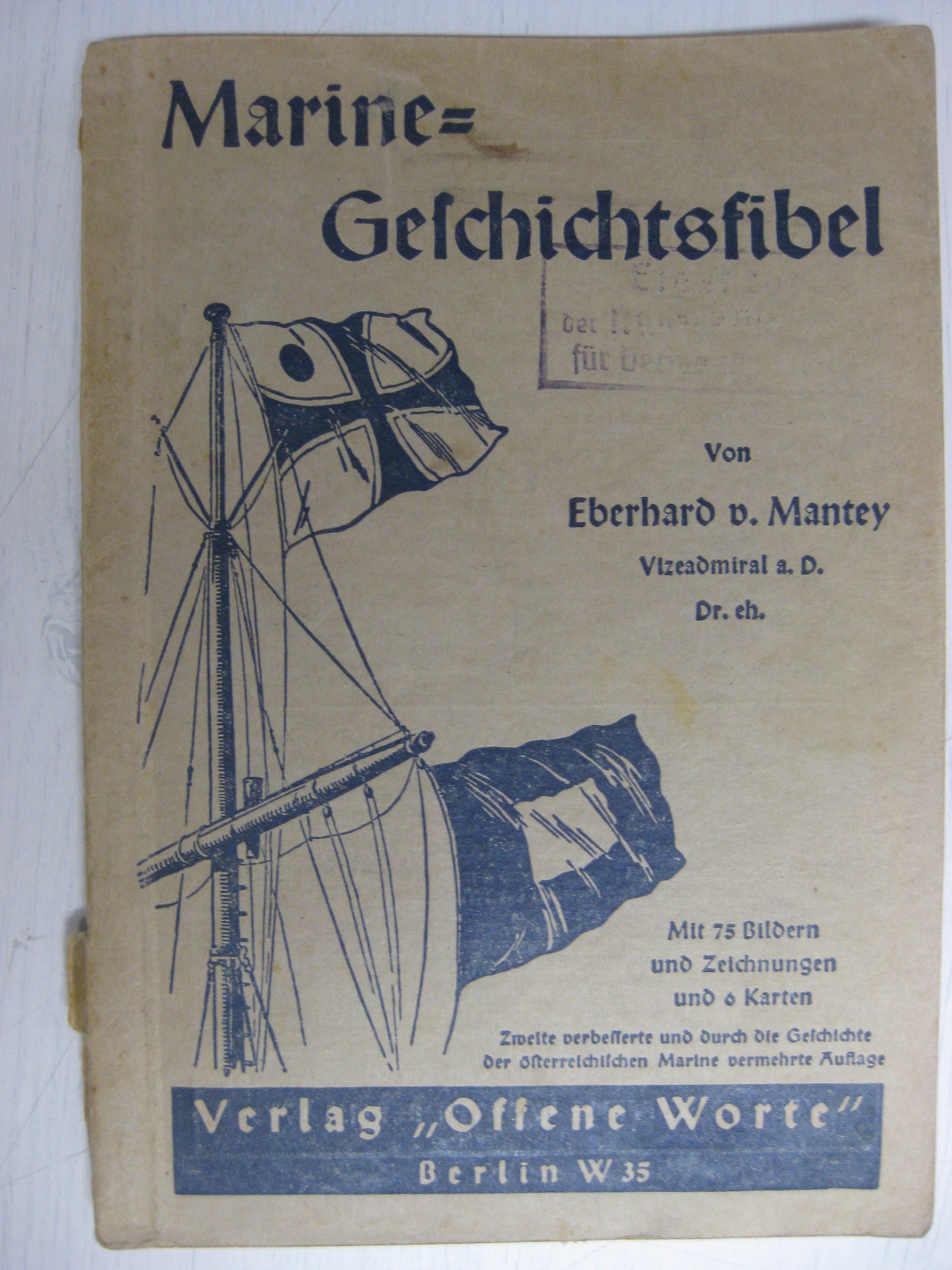 Originalausgabe Heft / Buch Marine Gefechtsfibel