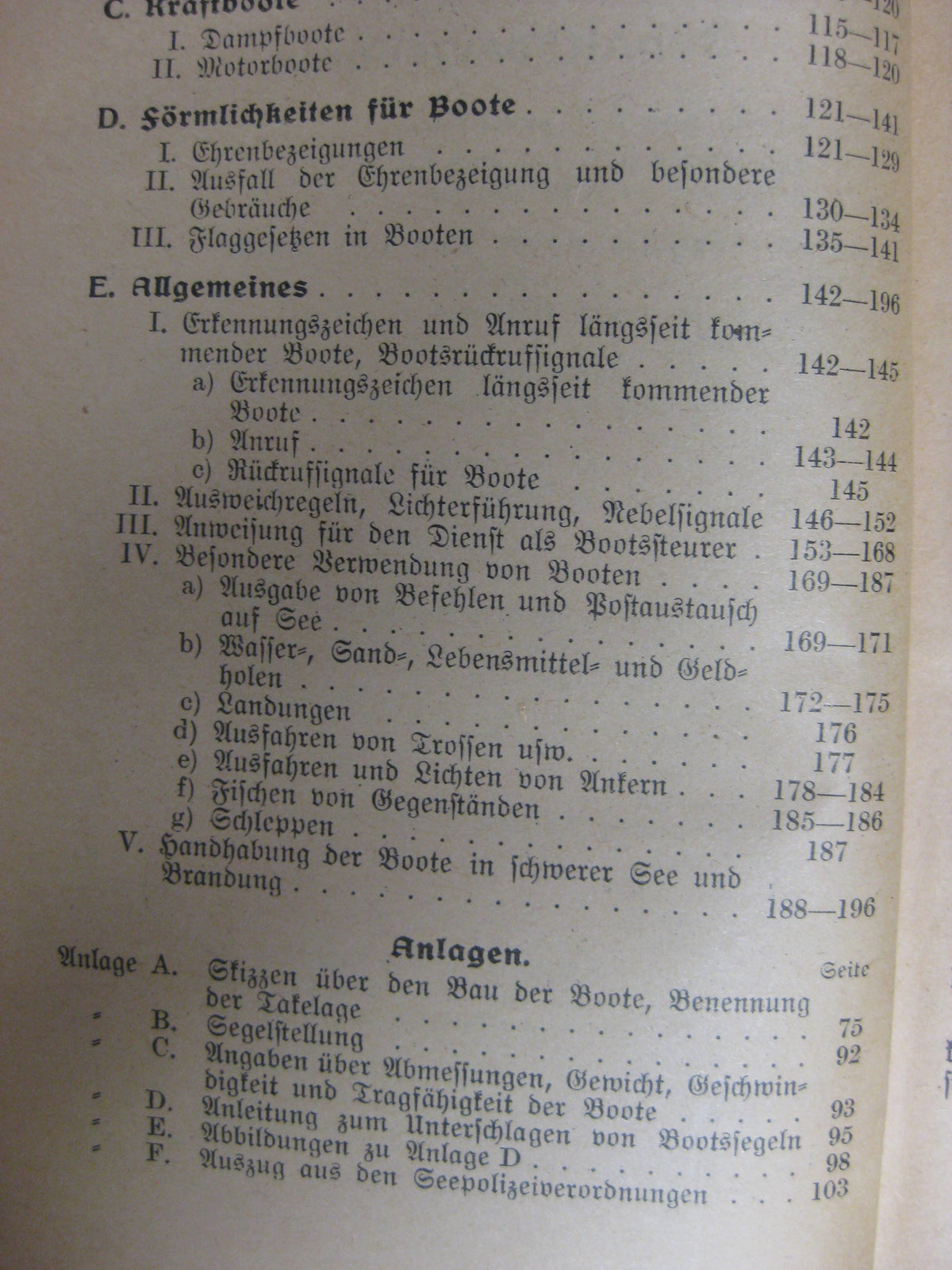 Originalausgabe Vorschrift für den Bootsdienst in der Kriegsmarine