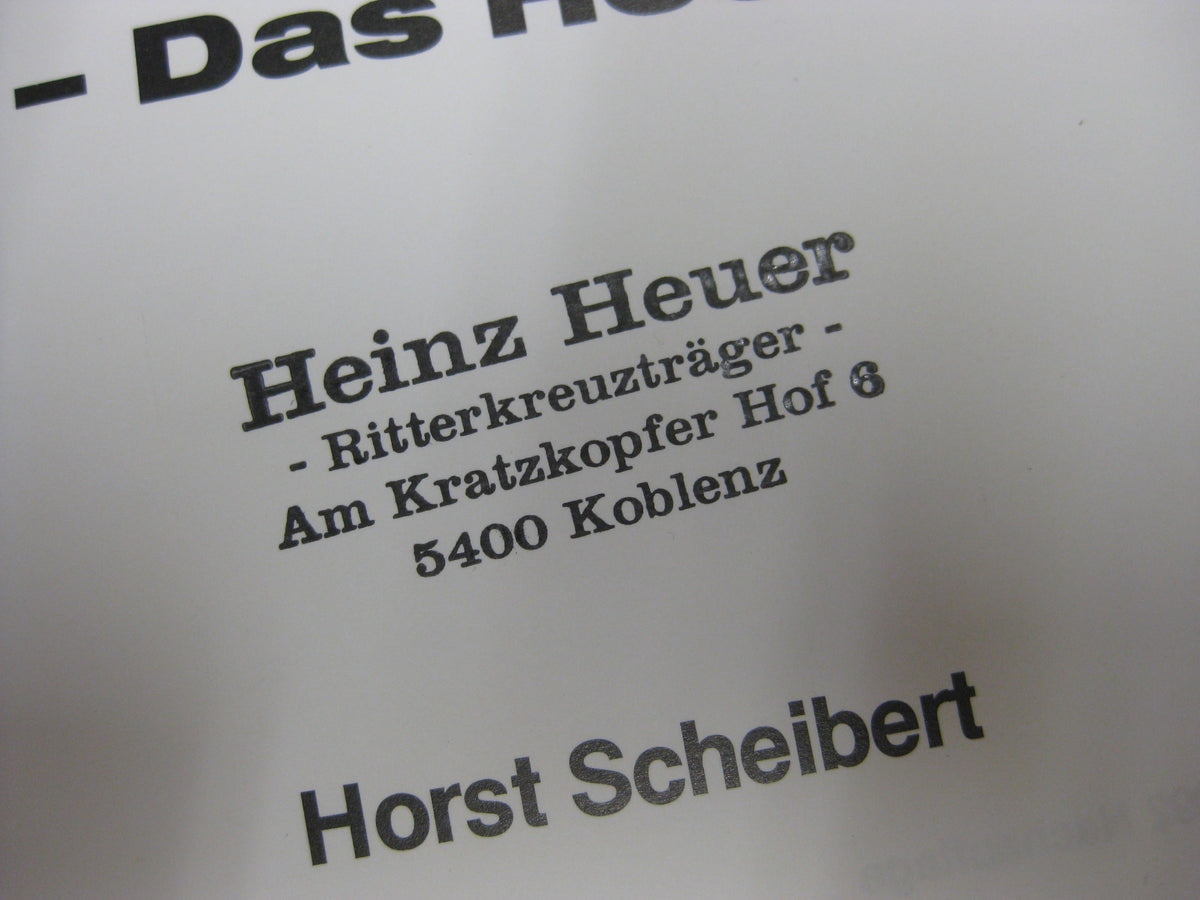 Buch Die Träger des deutschen Kreuzes in Gold -Das HEER-