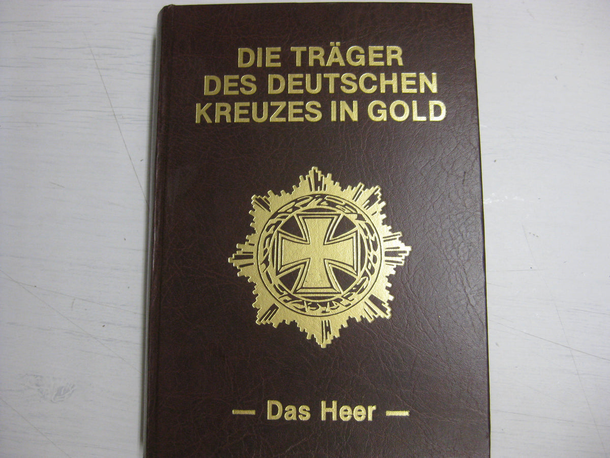 Buch Die Träger des deutschen Kreuzes in Gold -Das HEER-
