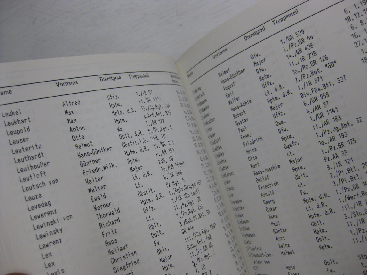 Buch Die Träger des deutschen Kreuzes in Gold -Das HEER-