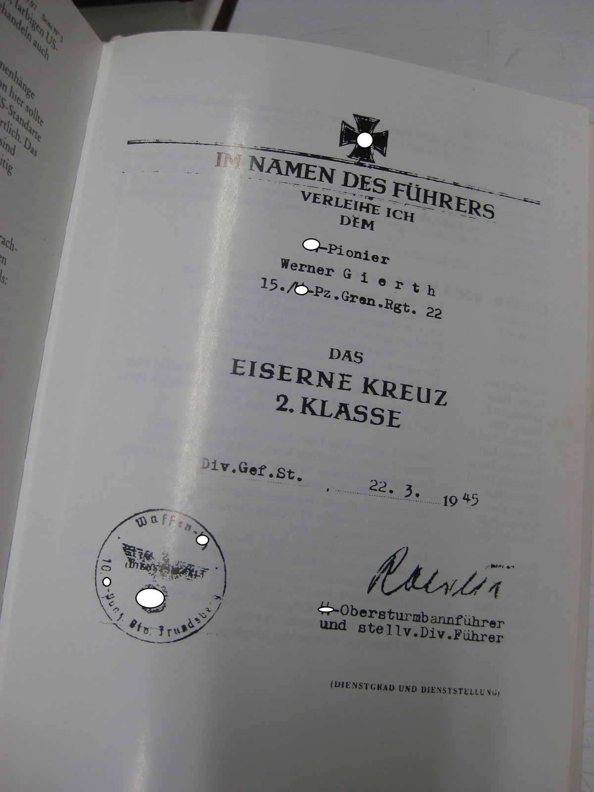 Buch Das letzte Jahr der Waffen-SS Mai 1944 - Mai 1945