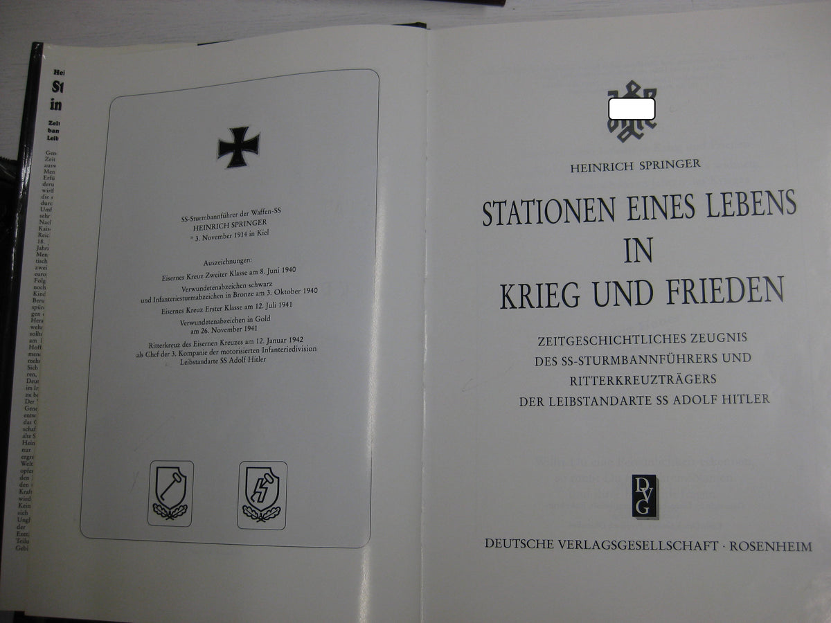 Buch Leibstandarte Adolf Hitler LSSAH / LAH