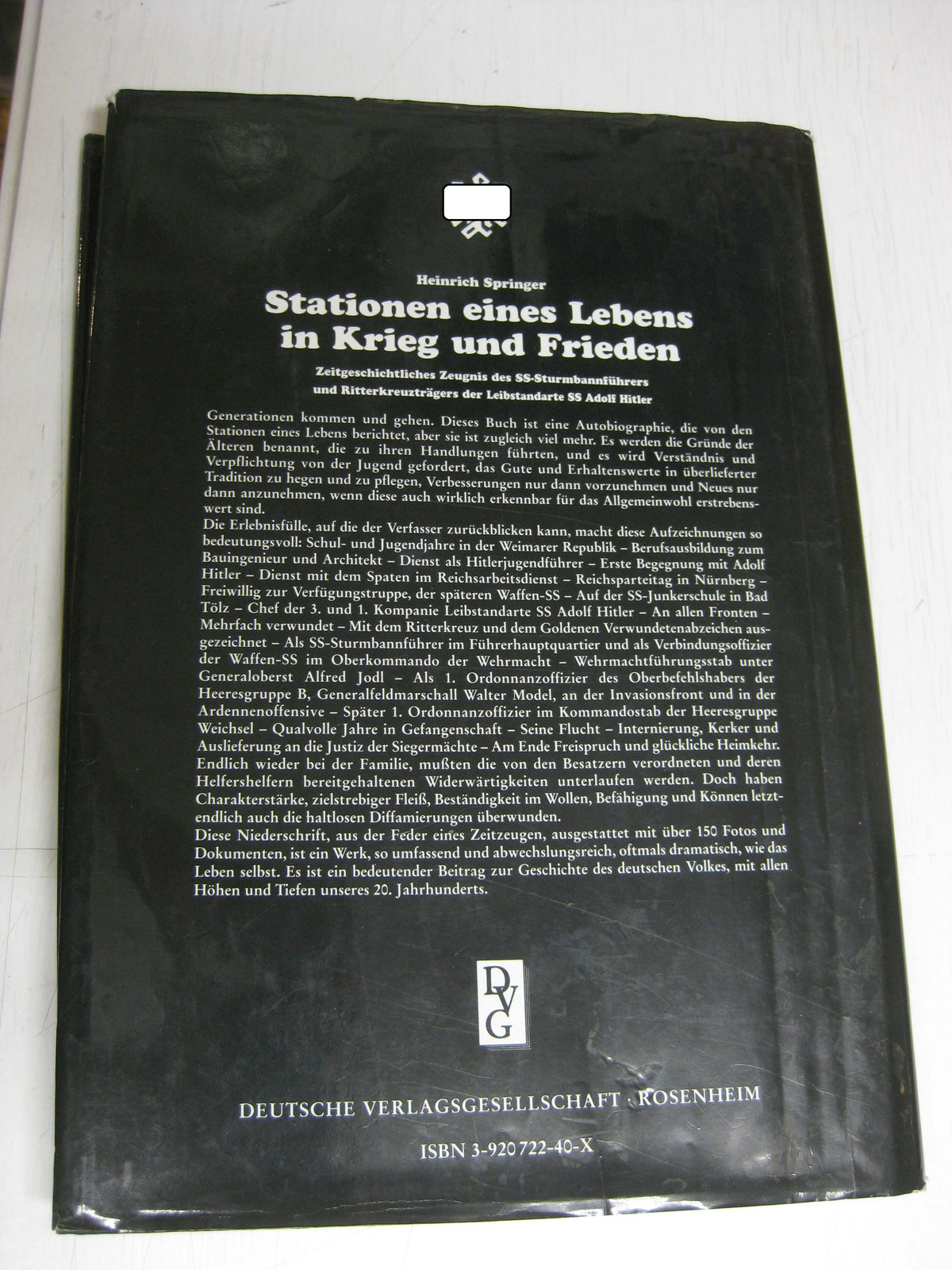 Buch Leibstandarte Adolf Hitler LSSAH / LAH