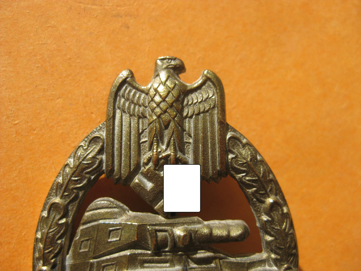 Panzerkampfabzeichen in Bronze /  Seltene Hohlprägung von Assmann Mint Condition