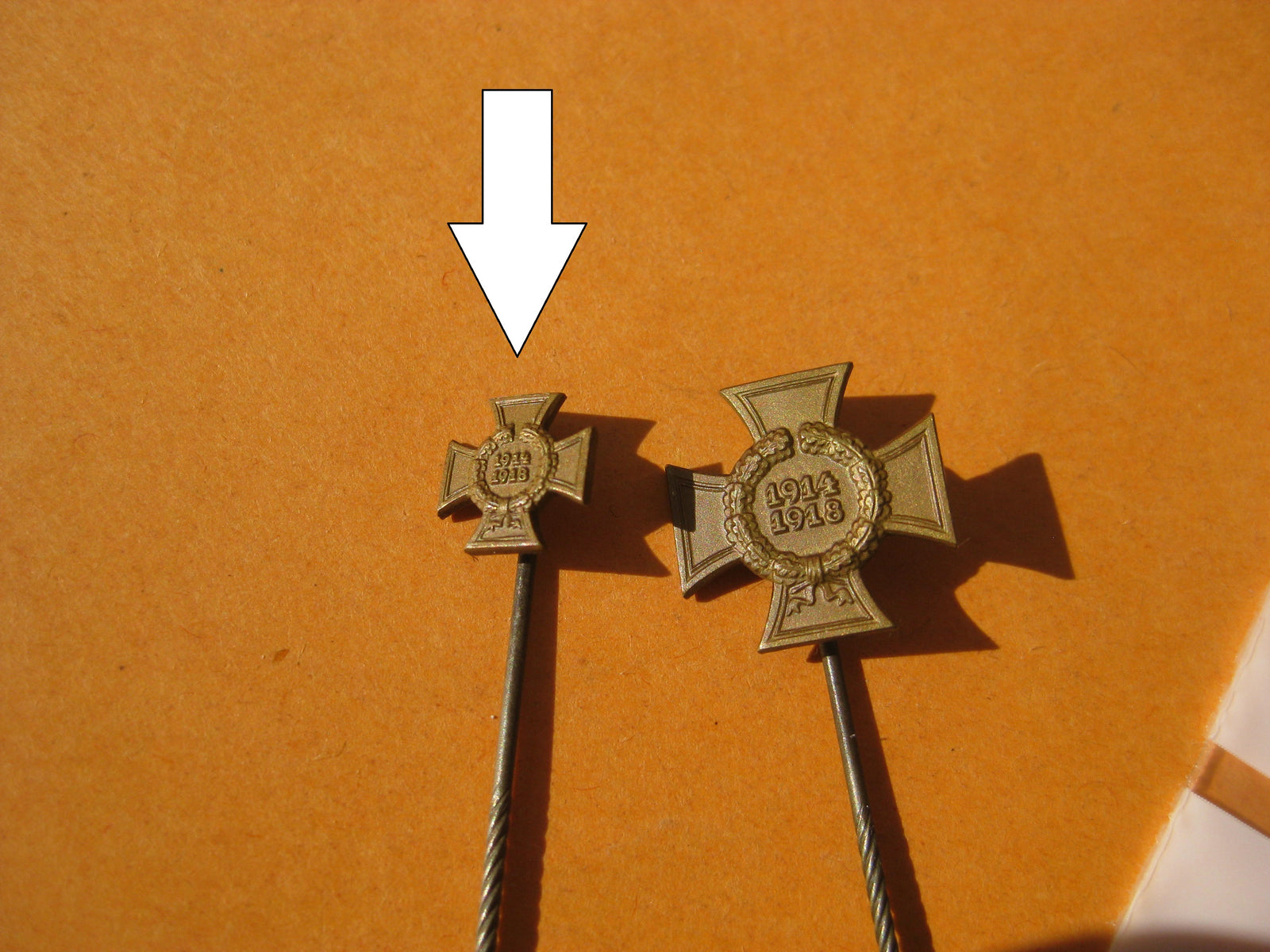 Miniatur Ehrenkreuz für Kriegsteilnehmer Preußen 1914 / 1918 Mint Condition