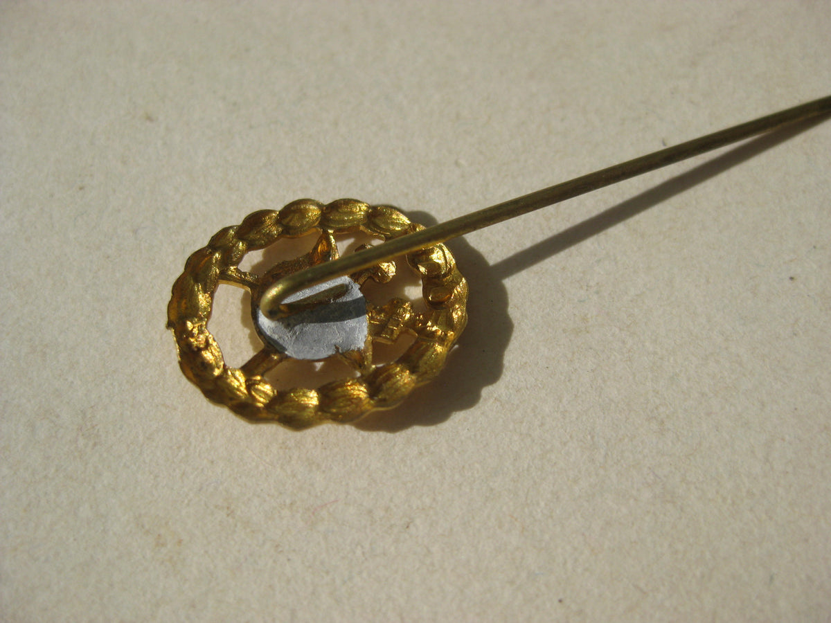 Miniatur Verwundetenabzeichen in GOLD 1918 durchbrochene Ausführung Mint Condition