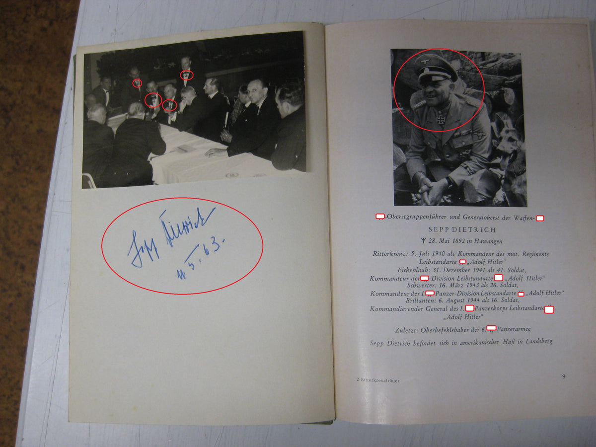 Buch Die Ritterkreuzträger der Waffen-SS !!Aus dem Besitz eines Ritterkreuzträgers