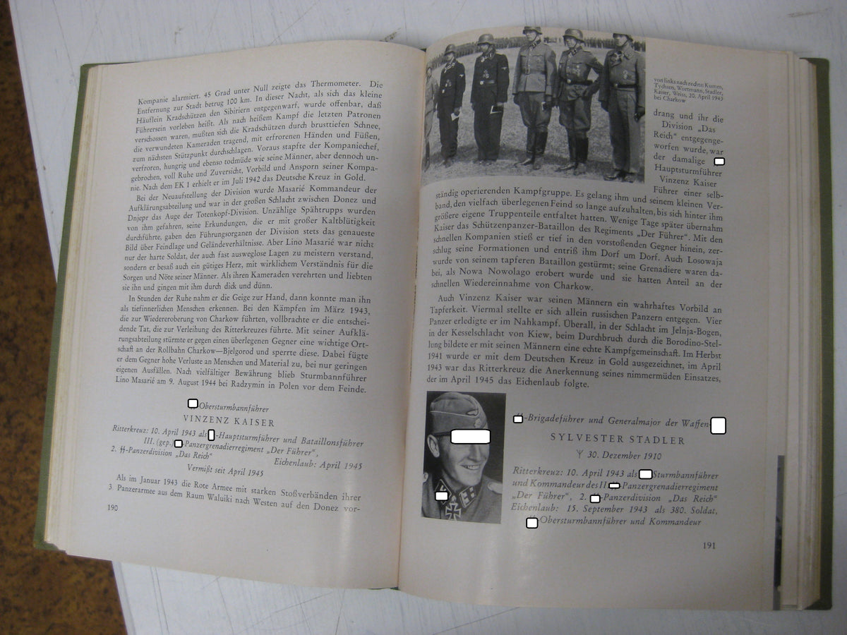 Buch Die Ritterkreuzträger der Waffen-SS !!Aus dem Besitz eines Ritterkreuzträgers