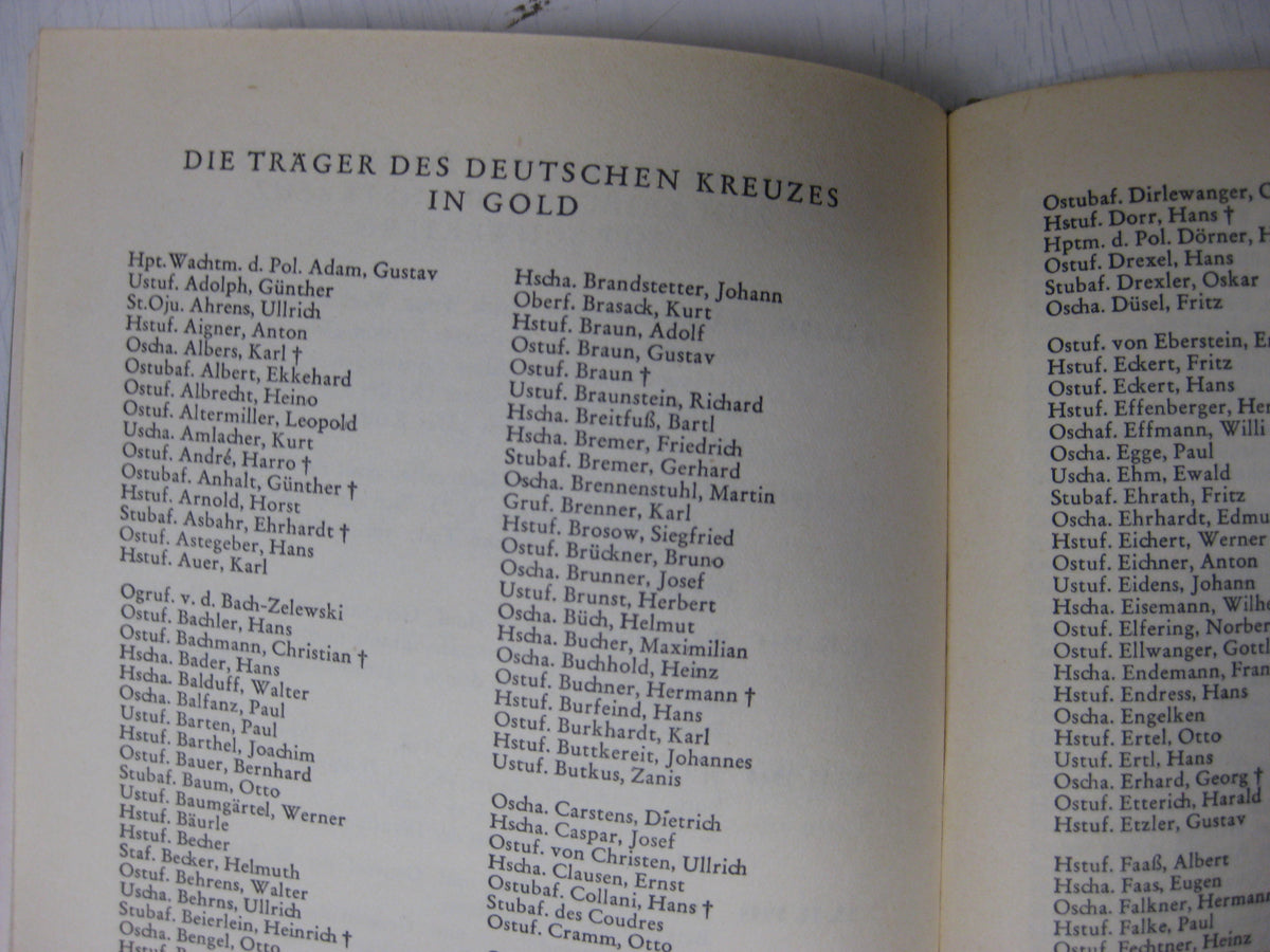 Buch Die Ritterkreuzträger der Waffen-SS !!Aus dem Besitz eines Ritterkreuzträgers