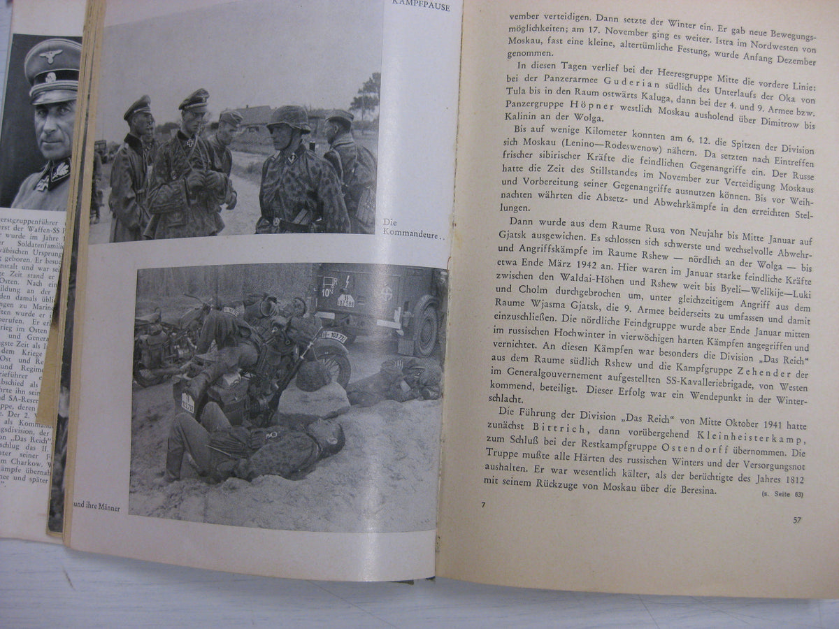Waffen-SS im Einsatz. Buch aus dem persönlichen Besitz eines Sturmgeschützkommandanten der LSSAH