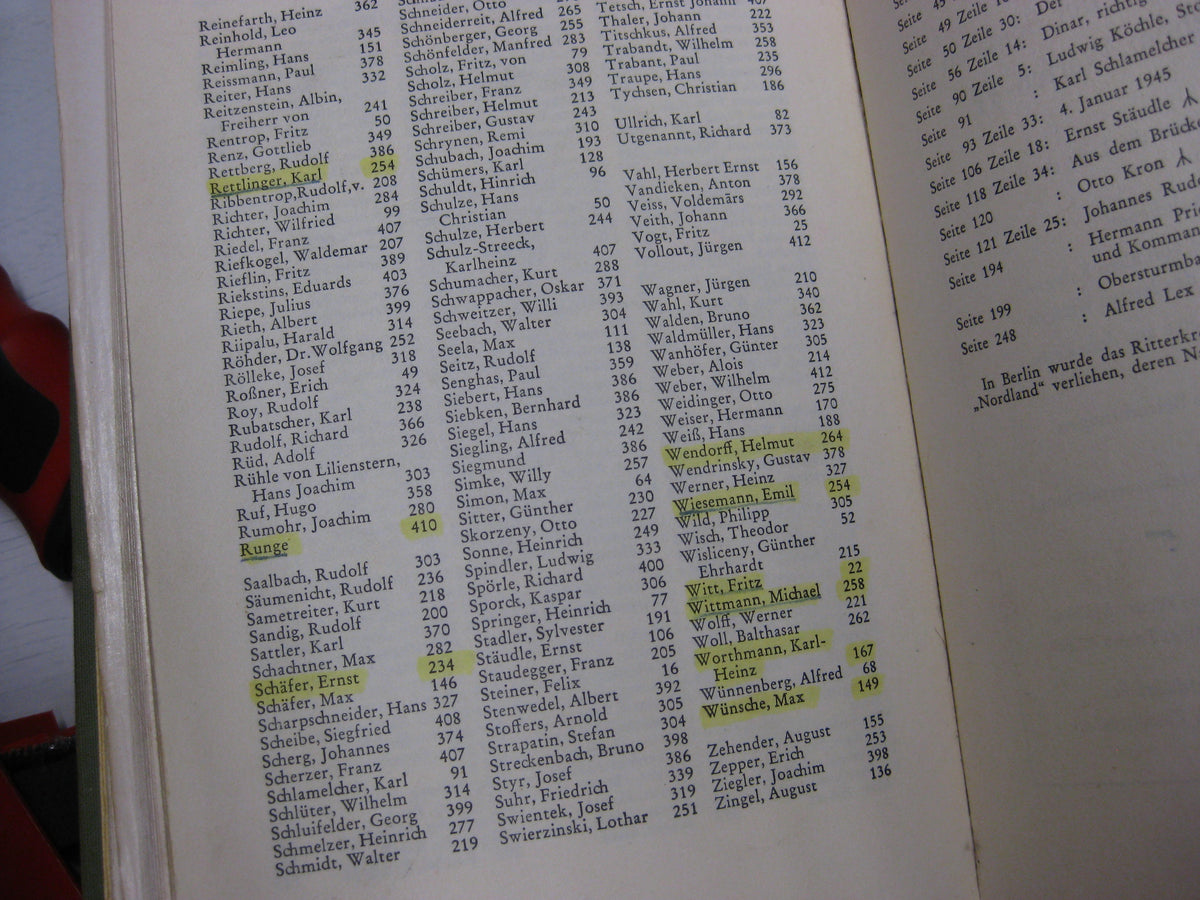 Die Ritterkreuzträger der Waffen-SS !! Buch aus dem persönlichen Besitz eines Sturmgeschützkommandanten der LSSAH