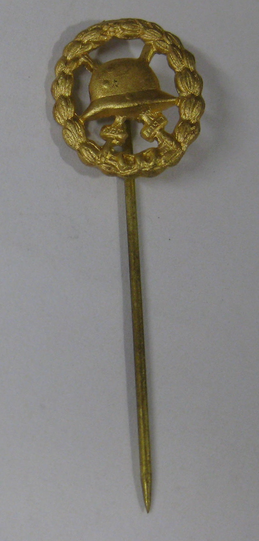 Miniatur Verwundetenabzeichen in GOLD 1918 durchbrochene Ausführung Mint Condition