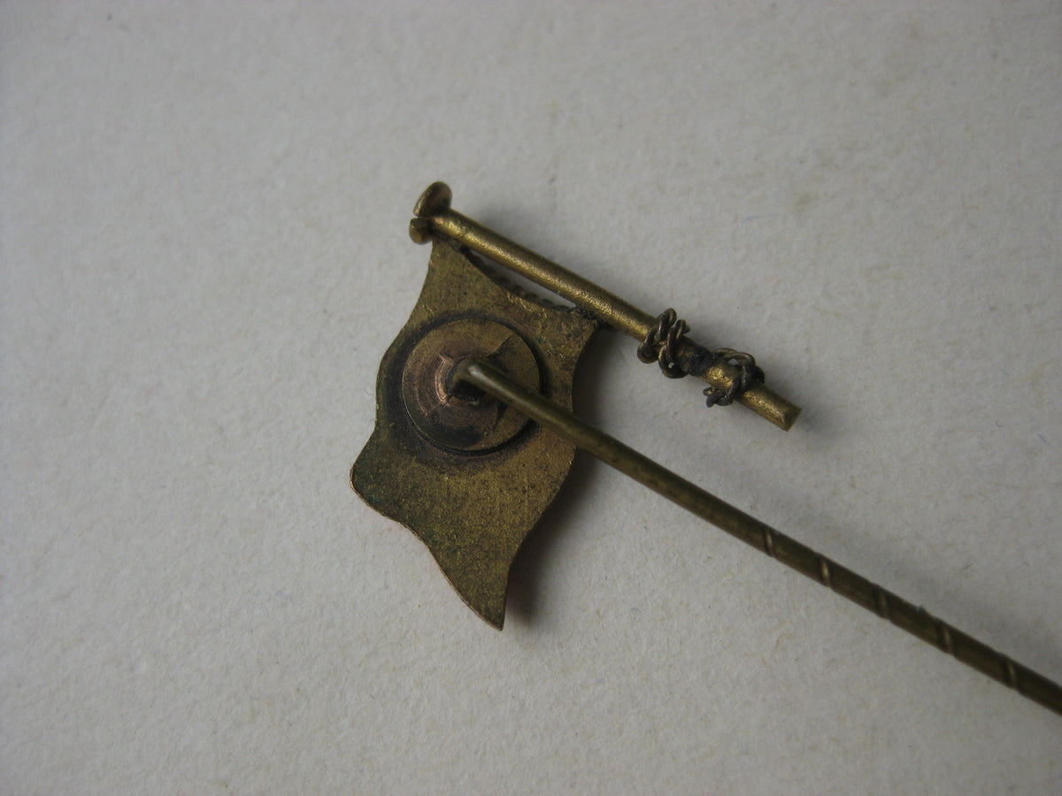 ORIGINALE spanische Miniatur Orden SPANIEN Flagge Fahne Standarte