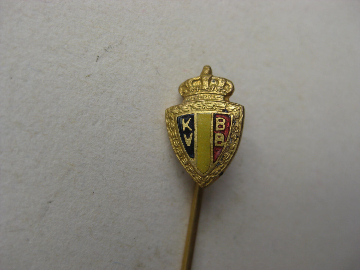 BELGIEN antikes Abzeichen KBVB belgischer Fußballverband