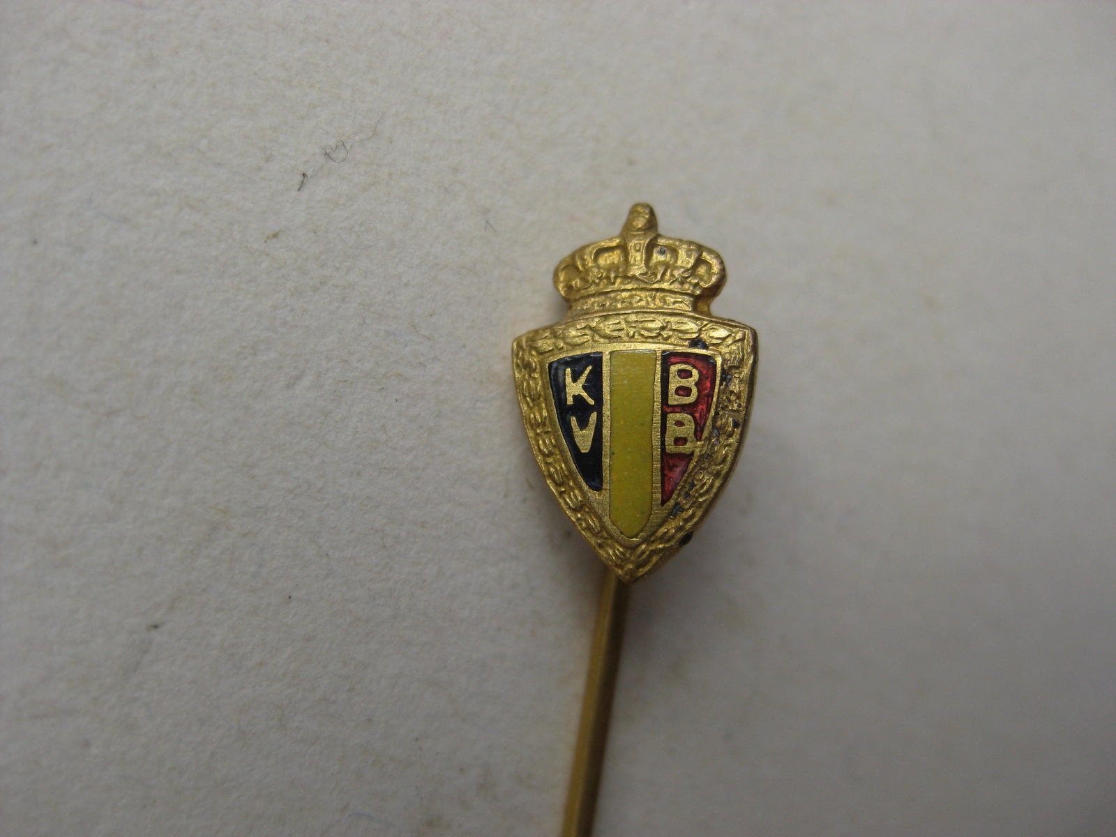 BELGIEN antikes Abzeichen KBVB belgischer Fußballverband