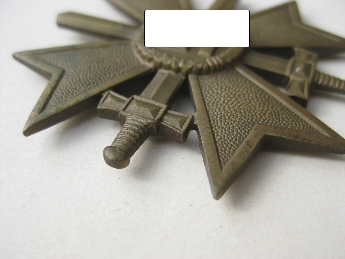 Kriegsverdienstkreuz 2.Klasse mit Schwertern KVK2/39 mit extrem seltenem Herstellerstempel: "64"