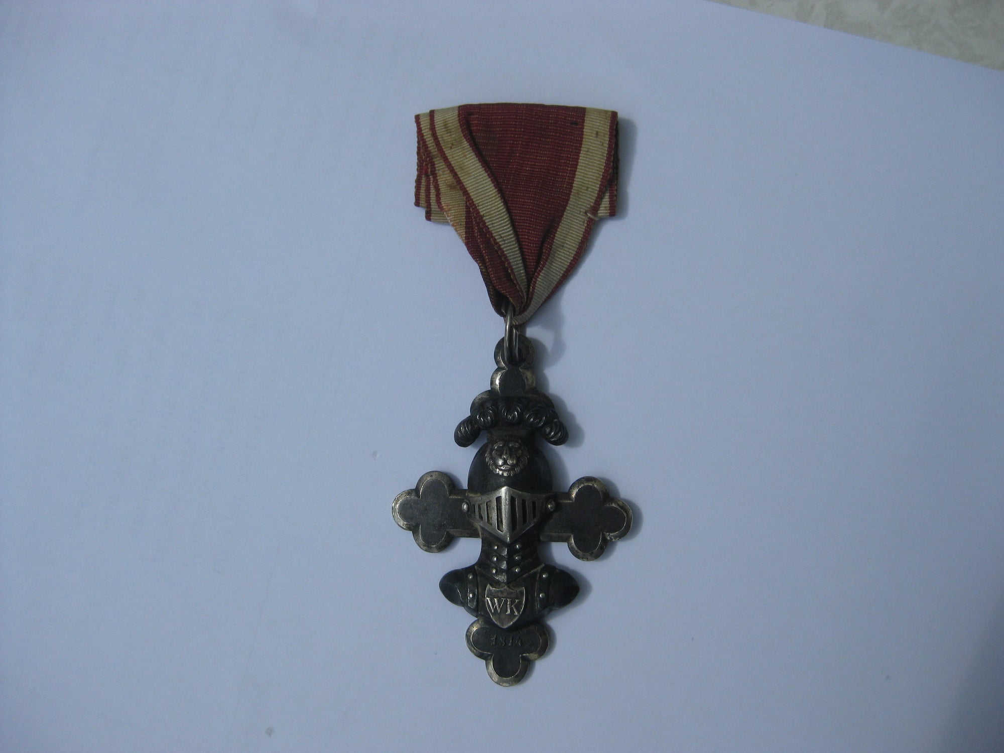 Orden Ehrenzeichen Verdienstkreuz Hessen-Cassel Eiserner Helm