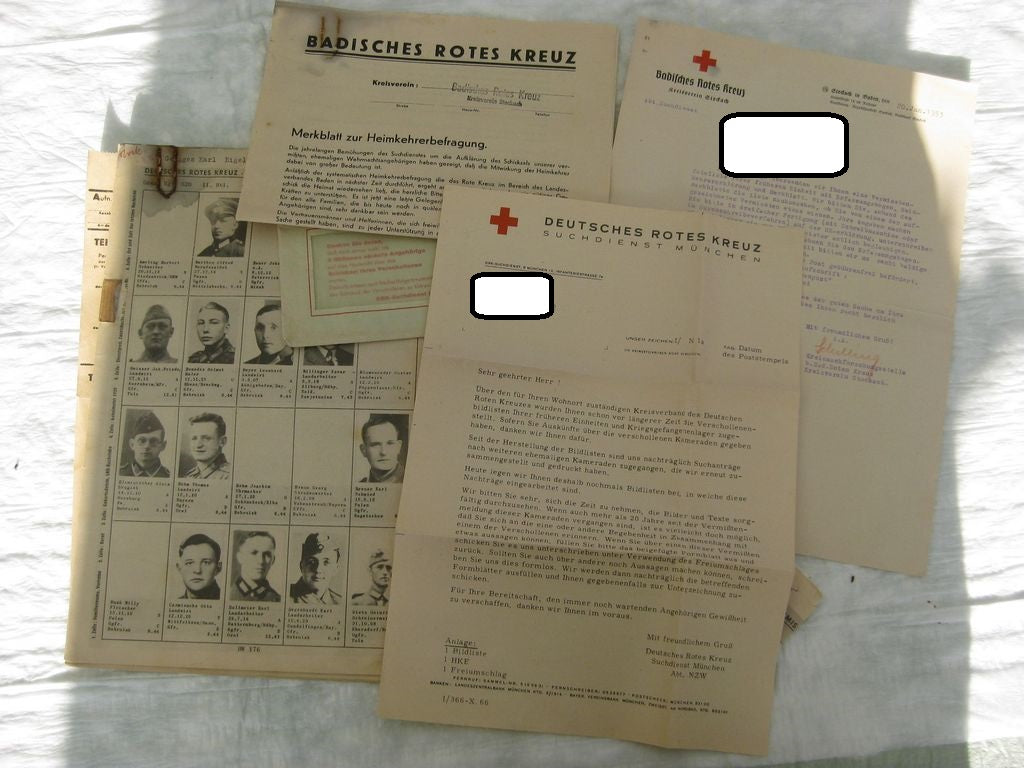 Rotes Kreuz München Wehrmacht Kriegsgefangenen und Gefallenen Suchdienst