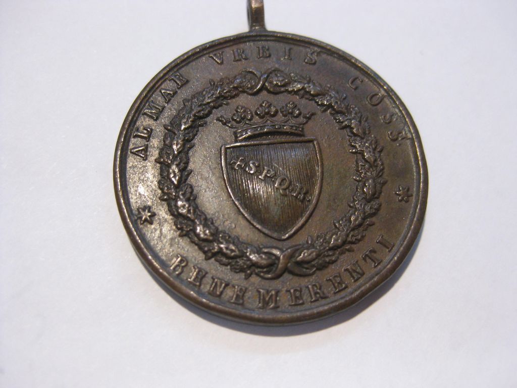 Ehrenzeichen Italien Tapferkeitsmedaille BENE MERENTI Vicenza 1848 Orden SELTEN!