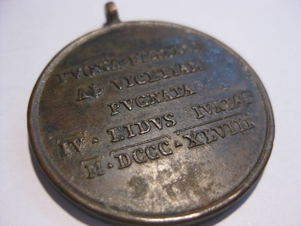 Ehrenzeichen Italien Tapferkeitsmedaille BENE MERENTI Vicenza 1848 Orden SELTEN!