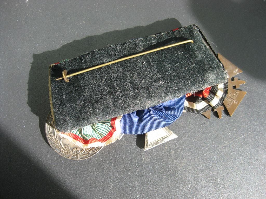 3er Ordensspange Ordensschnalle Ehrenkreuz für Frontkämpfer 1914 - 1918 Polizei Dienstauszeichnung für 18 Jahre Ungarn Weltkriegs Erinnerungsmedaille Wehrmachtsorden Polizeiorden