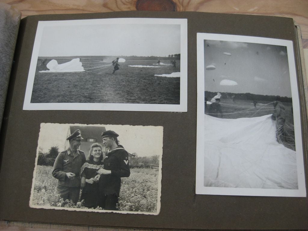 Fotoalbum Wehrmacht Fallschirmjäger Fallschirmtruppe Luftwaffe Fliegerbilder 3.Reich Orden Kriegsabzeichen Ritterkreuz