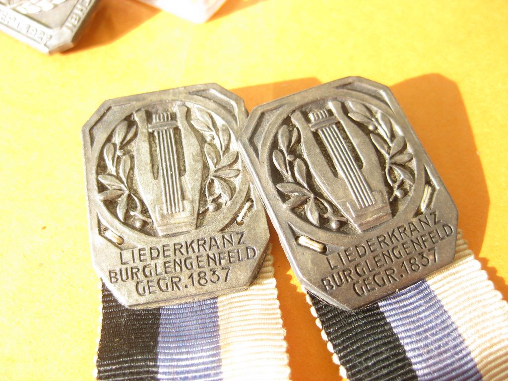 BAYERN Königreich Abzeichen Kriegerbund Burglengenfeld DESCHLER in München