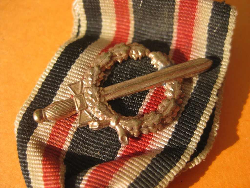 Ehrendenkmünze für Kriegsteilnehmer 1914 - 1918 Kriegerbund Kriegerverein mit Kampfabzeichen