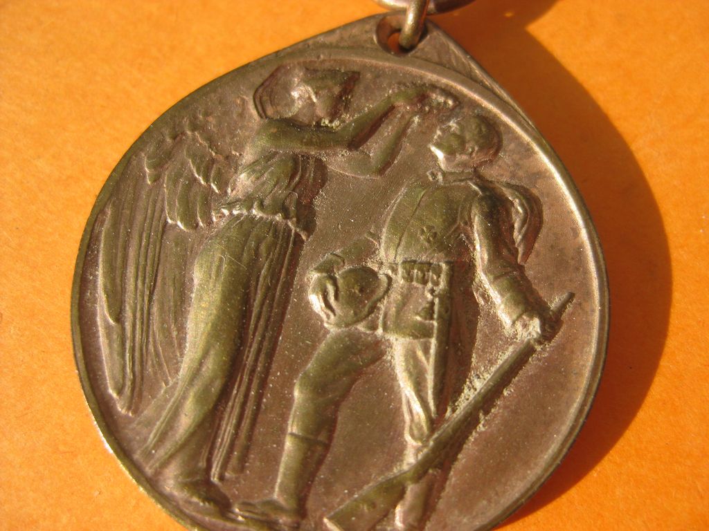Ehrendenkmünze für Kriegsteilnehmer 1914 - 1918 Kriegerbund Kriegerverein mit Kampfabzeichen
