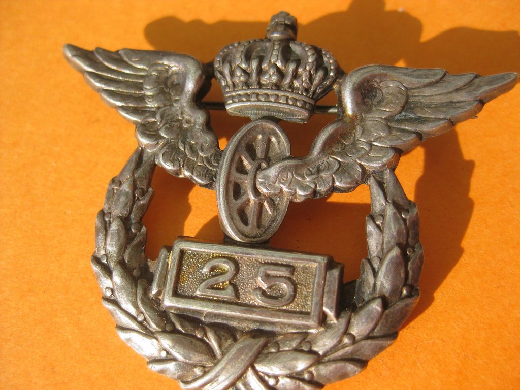 Deutsche Eisenbahn Erinnerungsabzeichen für 25 Dienstjahre -Preußen- Kaiserreich