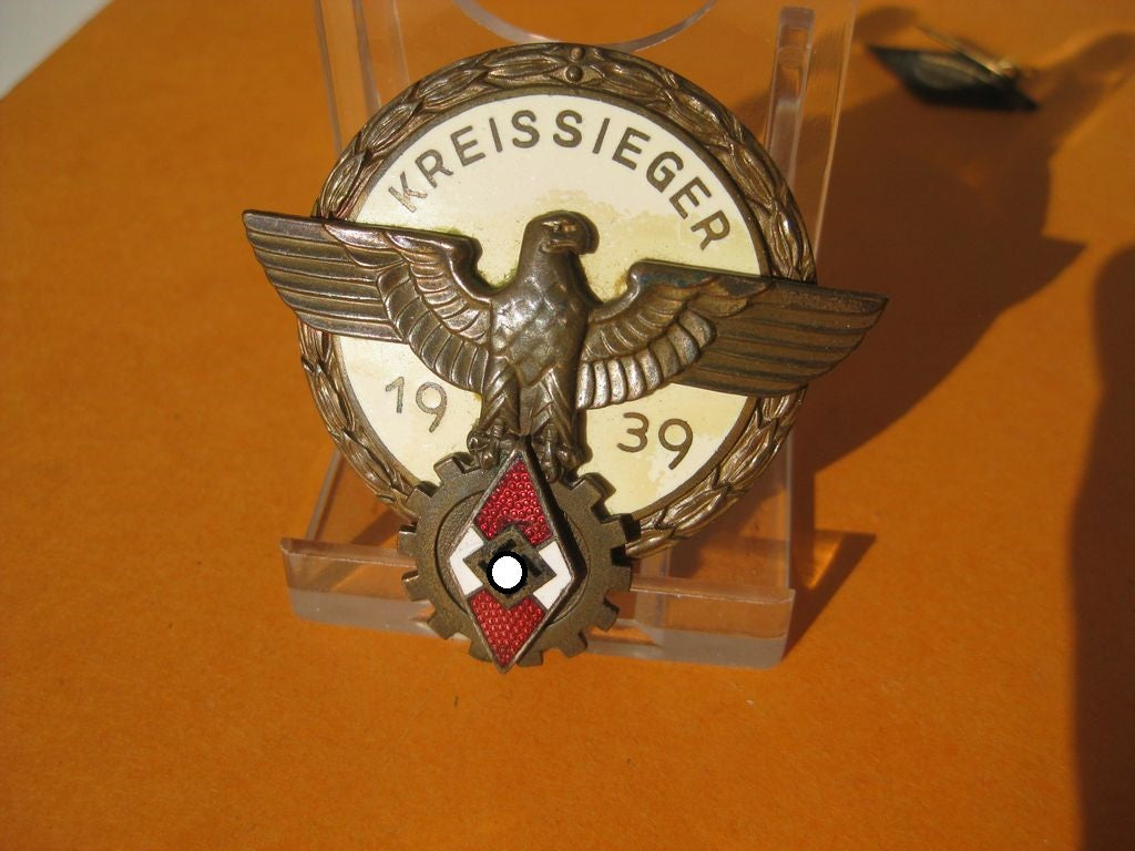 Hitlerjugend (HJ) Reichsberufswettkampf 1939 KREISSIEGERabzeichen