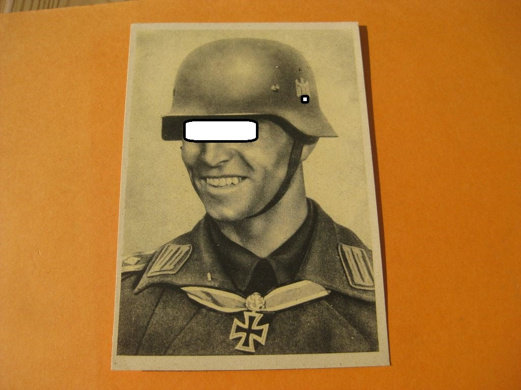 Originale Postkarte Sammlerkarte Sammelbildchen Propagandakompanie Ritterkreuz des Eisernes Kreuz 1939 Wehrmacht Orden