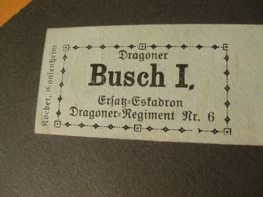 Uniformfoto 1.Weltkrieg Magdeburgisches Dragoner Regiment Nr.6