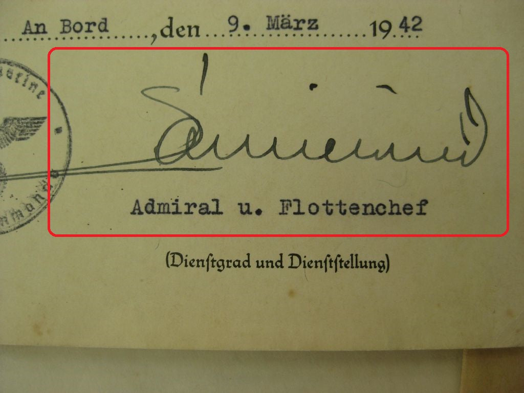 Fotoalbum Wehrmacht Schlachtschiff SCHARNHORST KANALDURCHBRUCH Operation Cerberus Februar 1942 (!!)Kriegsmarine Verleihungsurkunde Eisernes Kreuz 1939