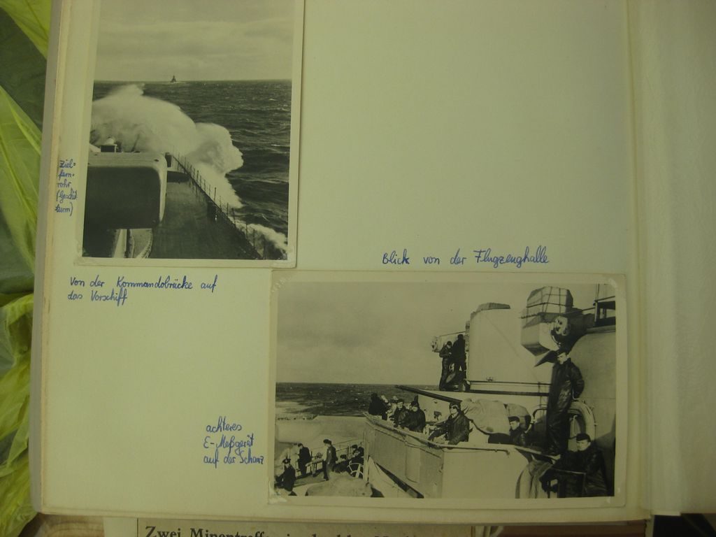 Fotoalbum Wehrmacht Schlachtschiff SCHARNHORST KANALDURCHBRUCH Operation Cerberus Februar 1942 (!!)Kriegsmarine Verleihungsurkunde Eisernes Kreuz 1939