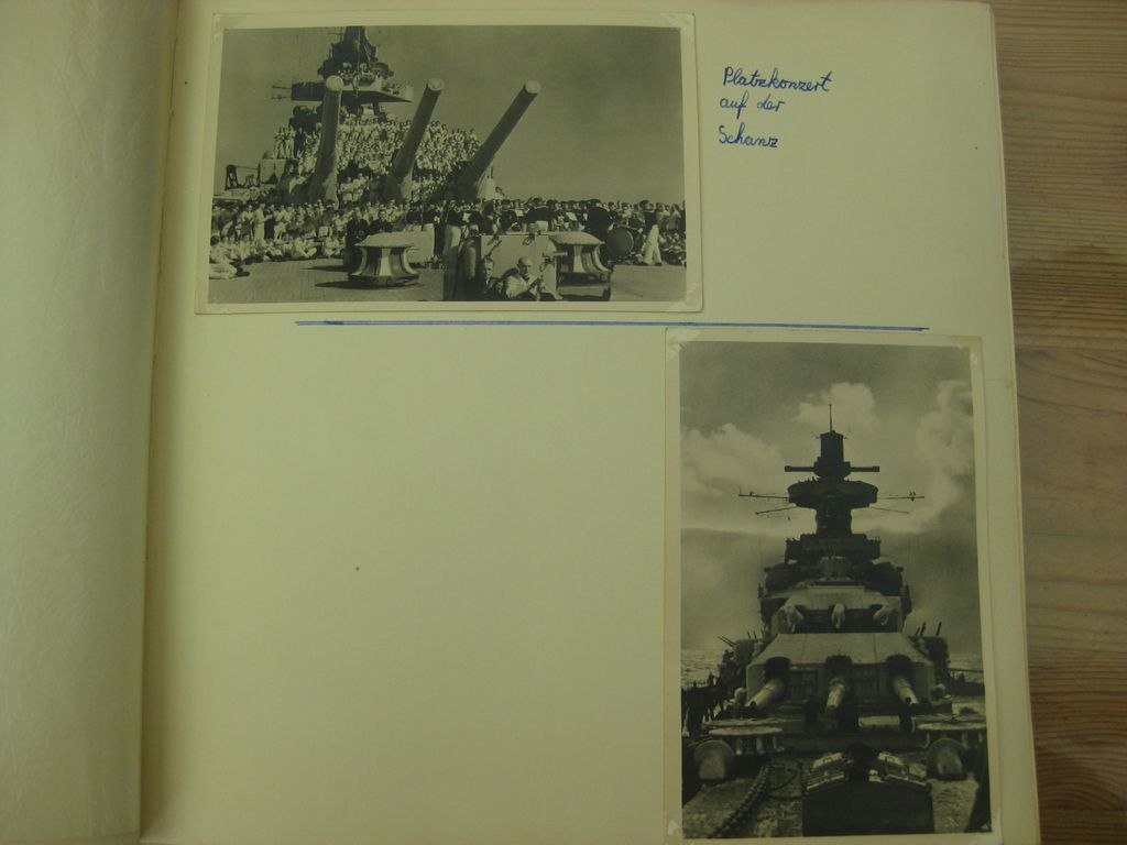Fotoalbum Wehrmacht Schlachtschiff SCHARNHORST KANALDURCHBRUCH Operation Cerberus Februar 1942 (!!)Kriegsmarine Verleihungsurkunde Eisernes Kreuz 1939