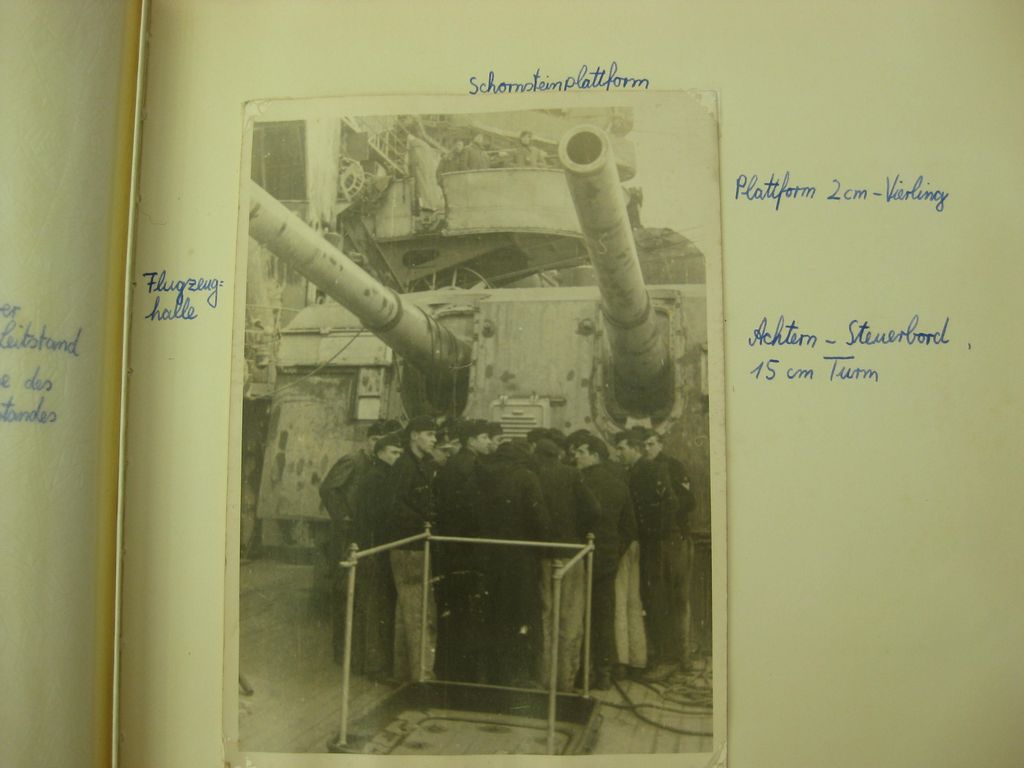 Fotoalbum Wehrmacht Schlachtschiff SCHARNHORST KANALDURCHBRUCH Operation Cerberus Februar 1942 (!!)Kriegsmarine Verleihungsurkunde Eisernes Kreuz 1939