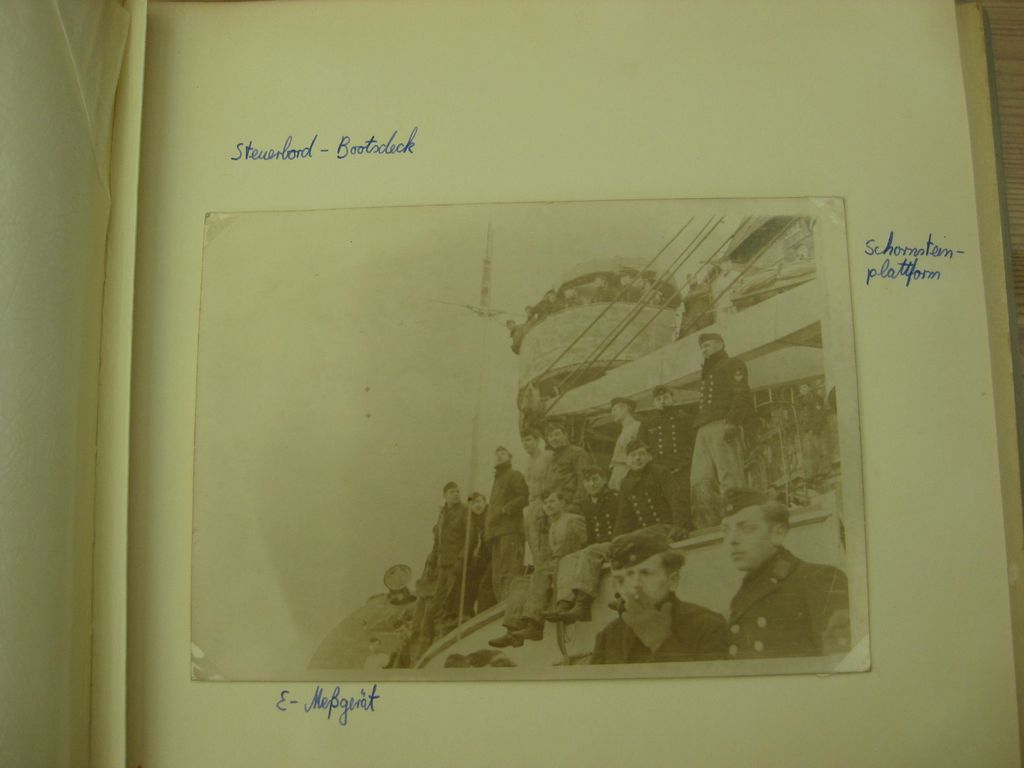 Fotoalbum Wehrmacht Schlachtschiff SCHARNHORST KANALDURCHBRUCH Operation Cerberus Februar 1942 (!!)Kriegsmarine Verleihungsurkunde Eisernes Kreuz 1939