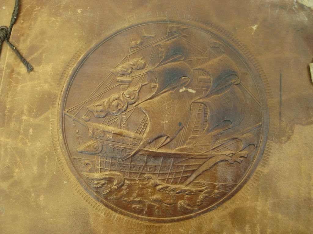 Fotoalbum Zerstörer GEORG THIELE , Matrose ist später auf Schlachtschiff Bismarck gefallen / Seetod (!!) Kriegsmarine Wehrmacht 3.Reich Seefahrt