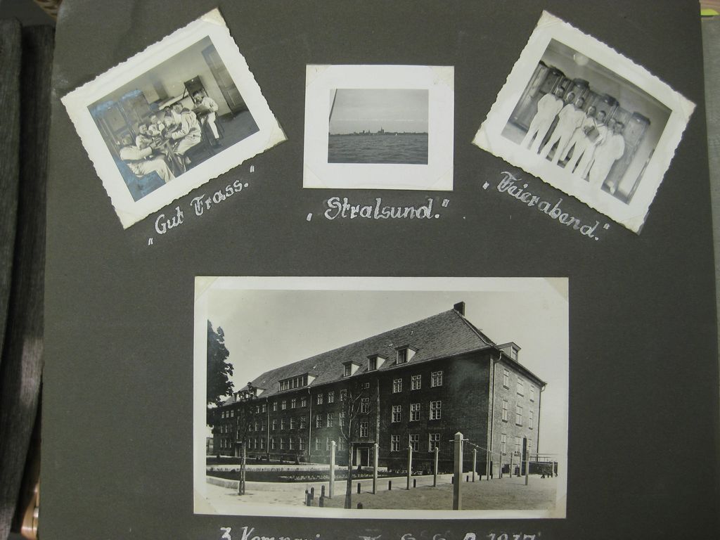 Fotoalbum Zerstörer GEORG THIELE , Matrose ist später auf Schlachtschiff Bismarck gefallen / Seetod (!!) Kriegsmarine Wehrmacht 3.Reich Seefahrt