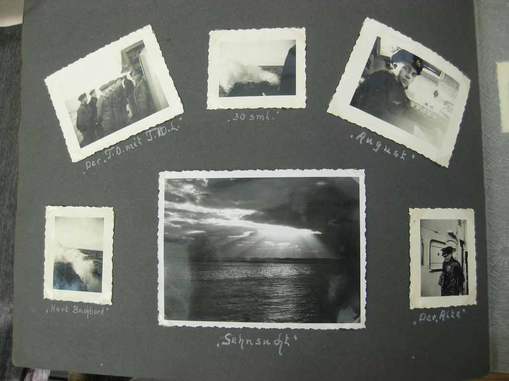 Fotoalbum Zerstörer GEORG THIELE , Matrose ist später auf Schlachtschiff Bismarck gefallen / Seetod (!!) Kriegsmarine Wehrmacht 3.Reich Seefahrt