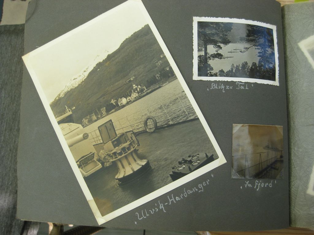 Fotoalbum Zerstörer GEORG THIELE , Matrose ist später auf Schlachtschiff Bismarck gefallen / Seetod (!!) Kriegsmarine Wehrmacht 3.Reich Seefahrt