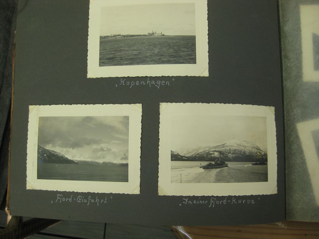 Fotoalbum Zerstörer GEORG THIELE , Matrose ist später auf Schlachtschiff Bismarck gefallen / Seetod (!!) Kriegsmarine Wehrmacht 3.Reich Seefahrt