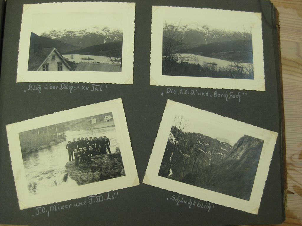Fotoalbum Zerstörer GEORG THIELE , Matrose ist später auf Schlachtschiff Bismarck gefallen / Seetod (!!) Kriegsmarine Wehrmacht 3.Reich Seefahrt
