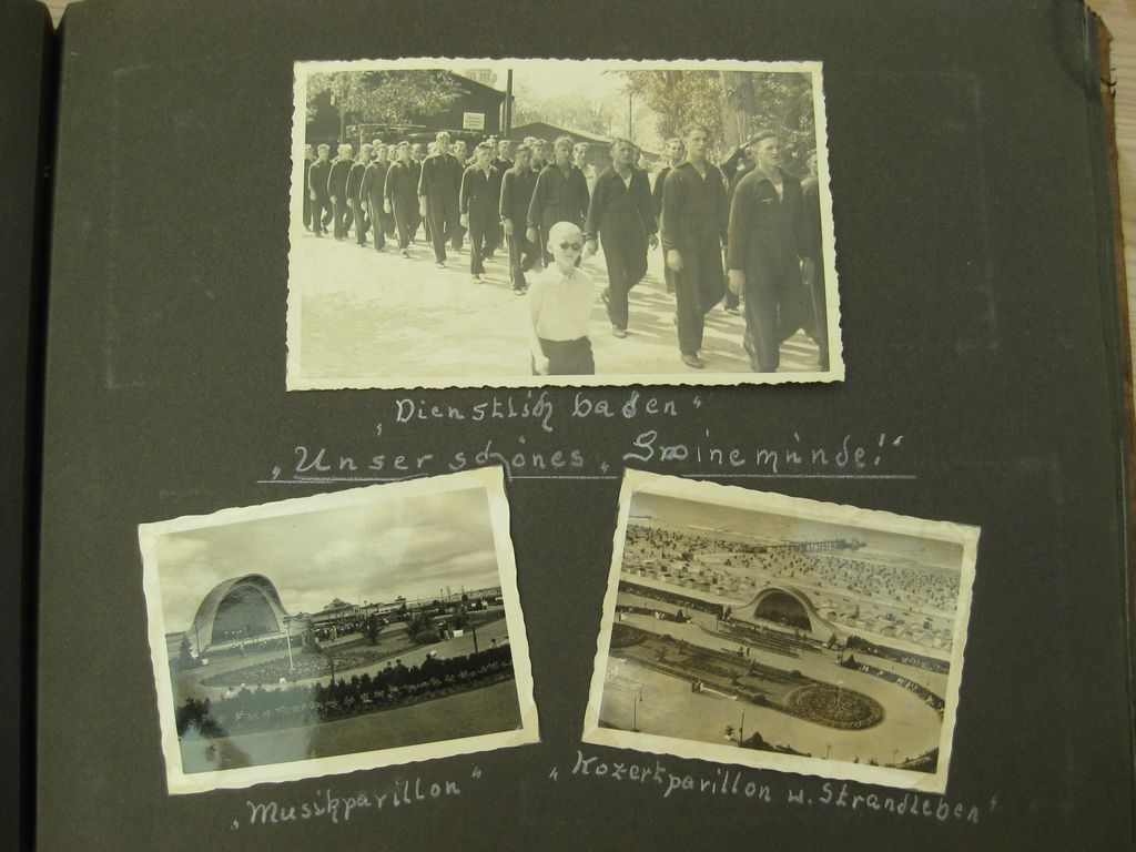 Fotoalbum Zerstörer GEORG THIELE , Matrose ist später auf Schlachtschiff Bismarck gefallen / Seetod (!!) Kriegsmarine Wehrmacht 3.Reich Seefahrt